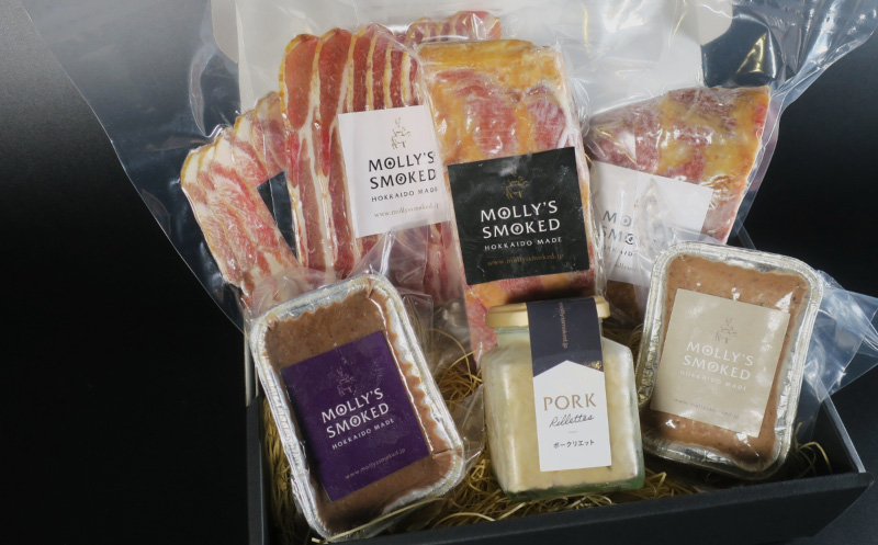 モリーズ 無添加ベーコン＆3種のリエットセット