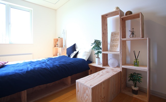 北海道育ちの木材を使った宮大工特製 「キューブBOX」3種 各2セット