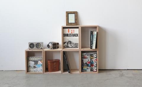 北海道育ちの木材を使った宮大工特製 「キューブBOX S」2個セット