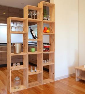 北海道育ちの木材を使った宮大工特製 「キューブBOX M」