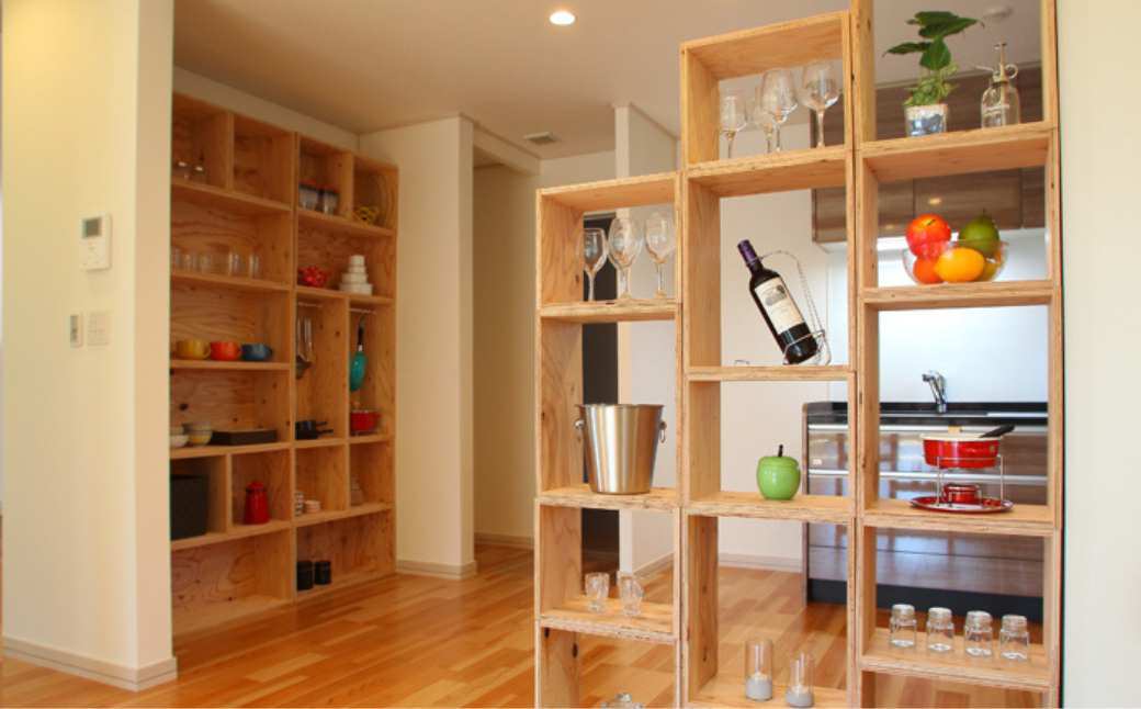 北海道育ちの木材を使った宮大工特製 「キューブBOX S」2個セット