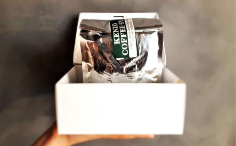 【自家焙煎】老舗コーヒー屋さんが北海道バターで仕上げた「ぼくのバター珈琲」200g×2袋（豆）