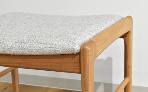 ベンチ 1人掛け【張地・木塗装色選択可】