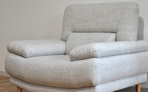 ソファー 1人掛け【張地・木脚塗装色選択可】ハイバックソファー（ナッシュ）