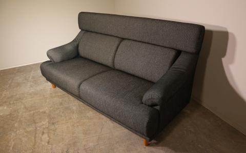 ソファー 3人掛け【張地・木脚塗装色選択可】ハイバックソファー（ハンターⅡ）