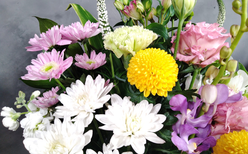 【お供え用アレンジフラワー】やすらぎの光（大）ギフト対応可 供花 法事 命日