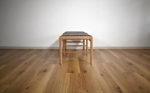 ベンチ 2人掛け【張地・木塗装色選択可】