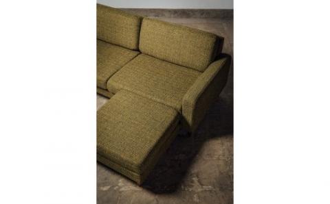 ソファー 2人掛け【張地・木脚塗装色選択可】モダンベーシックデザイン（エリーヌ）