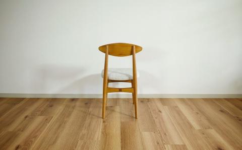 ダイニングチェア 肘なし 【張地・木塗装色選択可】北欧風