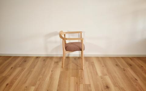 アームチェア「KIGOCORO」【張地選択可】ハルニレ無垢材使用