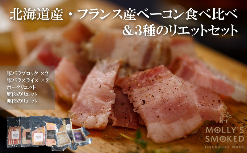 モリーズ 無添加ベーコン＆3種のリエットセット