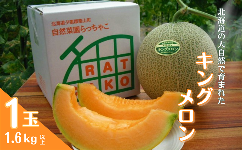 【先行予約・数量限定】北海道の森が育てた奇跡のキングメロン 1玉