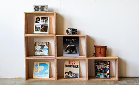 北海道育ちの木材を使った宮大工特製 「キューブBOX M」2個セット