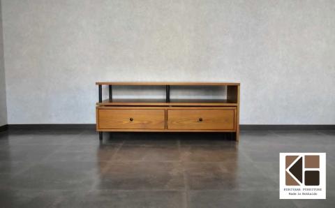 テレビボード【塗装色選択可】伸縮式