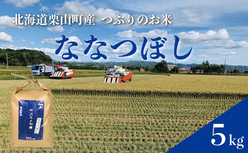 ななつぼし 精米 5kg 北海道栗山町産 粒里米