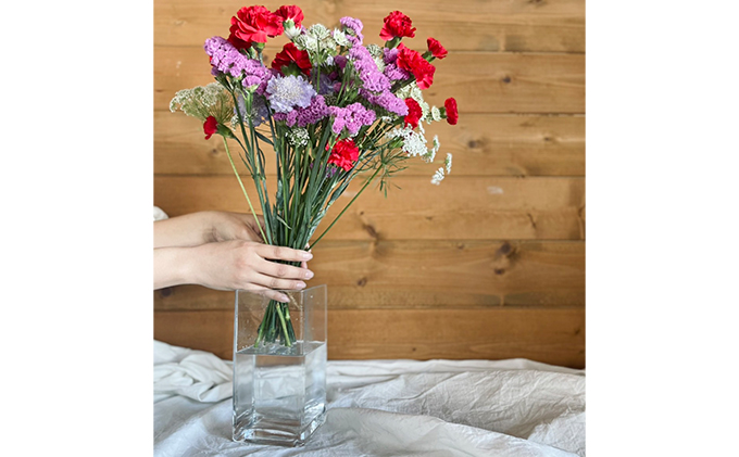 [2022年9月～11月まで3ヶ月連続お届け]生産者直送！旬の花詰め合わせ〔5品種20本以上保証〕