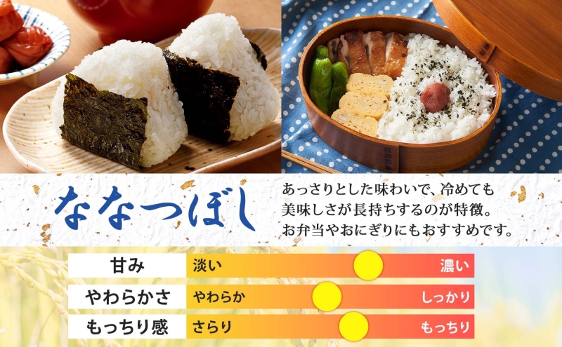 北海道 令和6年産 ななつぼし 5kg×4袋 計20kg 特A 精米 米 白米 ご飯 お米 ごはん 国産 ブランド米 おにぎり ふっくら 常温 お取り寄せ  産地直送 送料無料: 月形町ANAのふるさと納税