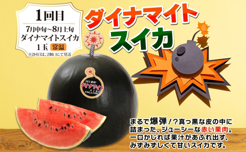 月形町 人気の厳選 定期便 3回お届け メロン 赤肉 スイカ かぼちゃ 南瓜 果物 フルーツ 野菜 旬 季節 送料無料