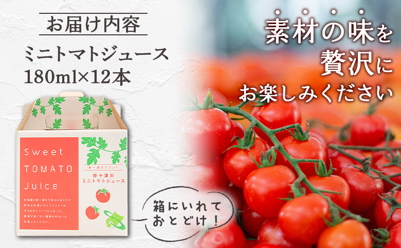 ミニトマトジュースセット（180ml×12本）【1201101】