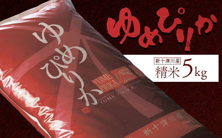 【令和7年度産】ゆめぴりか精米（5kg）【1101206】