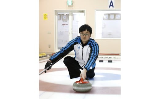 カーリング投球