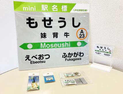 V001 妹背牛駅駅名標セット