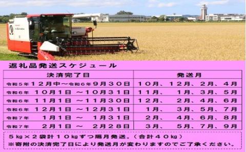 新米予約受付】令和6年産 無洗米ゆめぴりか定期便40kg(隔月発送): 秩父別町ANAのふるさと納税