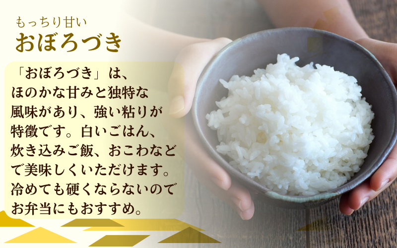 令和7年産 新米 おぼろづき 10kg【sun400-obo-r10-R7】