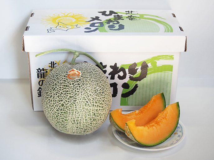 先行予約令和7年産北海道北竜町産ひまわりメロン（赤肉）4～6玉×1箱 国産メロン 北海道産 メロン めろん 果物 くだもの フルーツ デザート