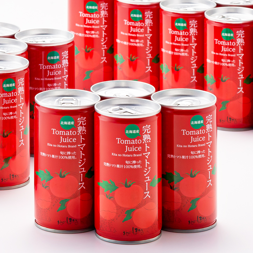 〔定期便〕完熟トマトジュース（無塩）190g×90缶×4回配送（