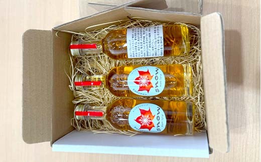 メープルシロップ「snow」（65g）3本セット  国産 北海道 樹
