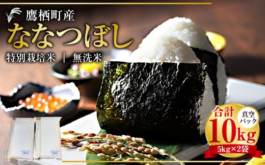 【令和7年産】ななつぼし （無洗米） 真空パック 5kg×2袋 10kg