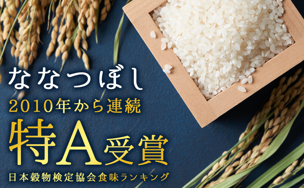 【お米の定期便】ななつぼし 2kg×2袋 《普通精米》全3回 新米【令和8年1月発送】
