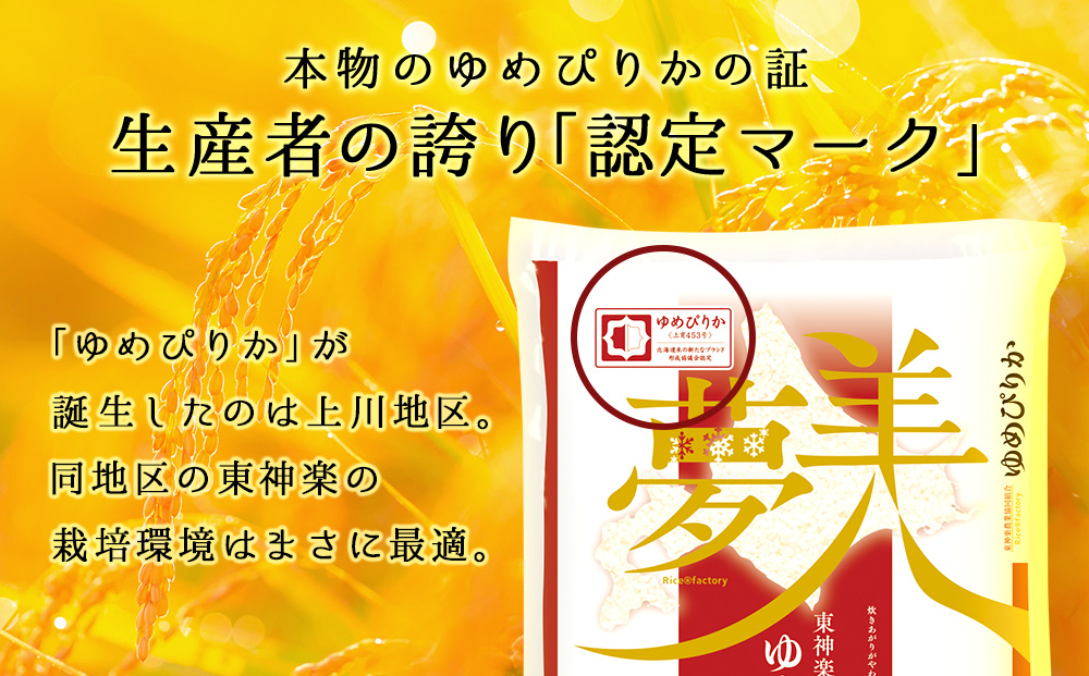 【お米の定期便】ゆめぴりか 5kg 《無洗米》全3回 新米【令和8年1月発送】