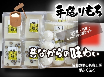 切り餅 丸餅 しゃぶしゃぶ餅 セット【E04204】