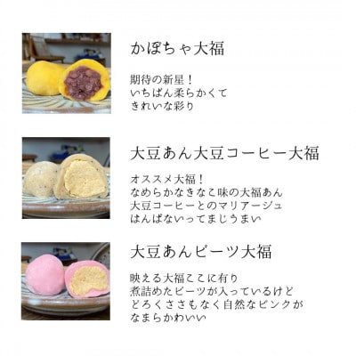 【北海道上川町】もちごやマム 手づくり大福ギフトボックス 6種類12個入り【配送不可地域：離島】