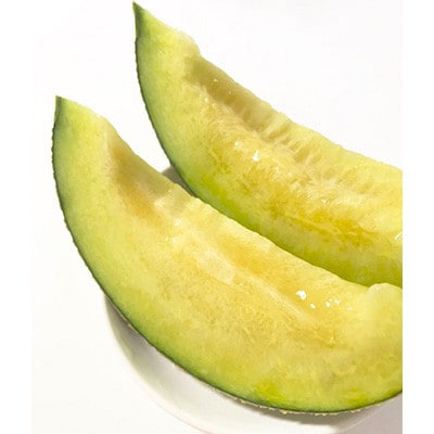 【訳あり】家庭用2025年夏発送　岸田農園産青肉メロン2玉(1玉1.8kg)30セット限定