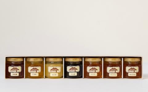 ハチミツ食べ比べ7種セット「花」