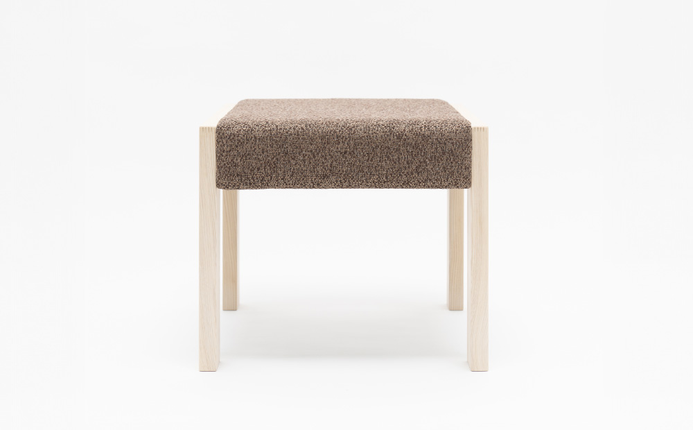 センの木の家具 Ottoman（T-9077 ブラウン） ブラウン W550mm×D400mm×H300mm