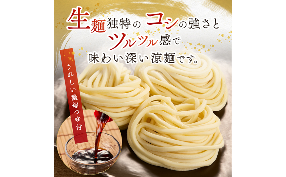 大雪生うどん・生そうめん８食セット（濃縮つゆ付）