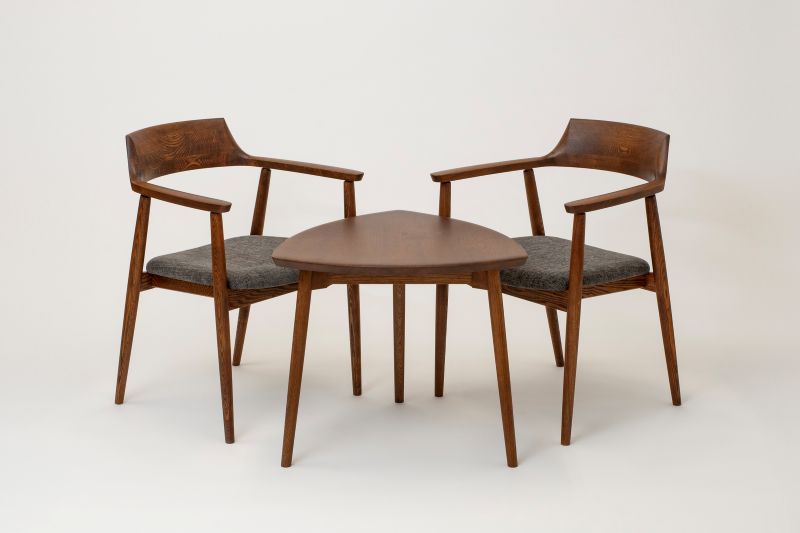 FUGA（フーガ）エンドテーブル　ブラウンカラー ブラウン