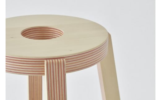 スツール「PW stool」　カラー：redorange redorange