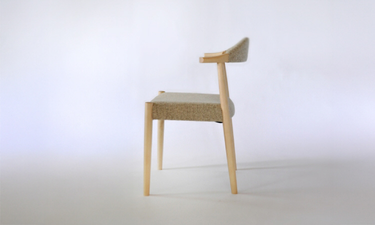 【木と暮らしの工房】amチェアー＜樹種：シラカバ＞