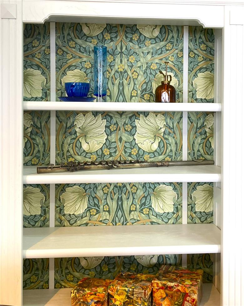 『ウィズモリス』シリーズ　クレア　ローブックケース８６：ホワイト色 ホワイト色