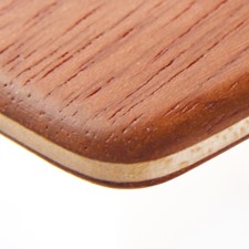 木製ICカードケース(窓なし)＜樹種：サッチーネ 赤＞ サッチーネ 赤