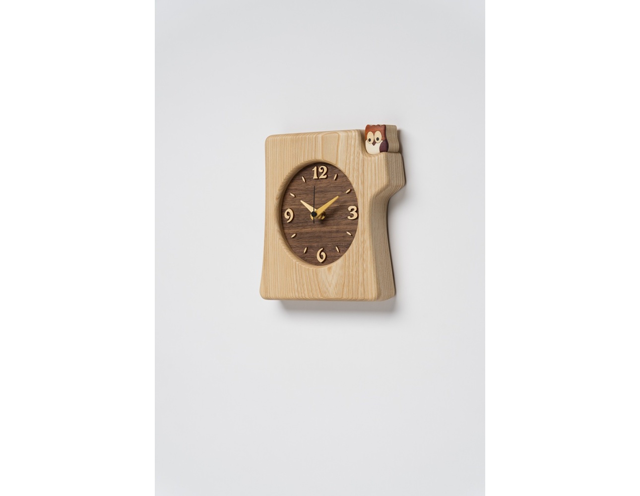 【工房ペッカー】KK-1 切株掛置時計