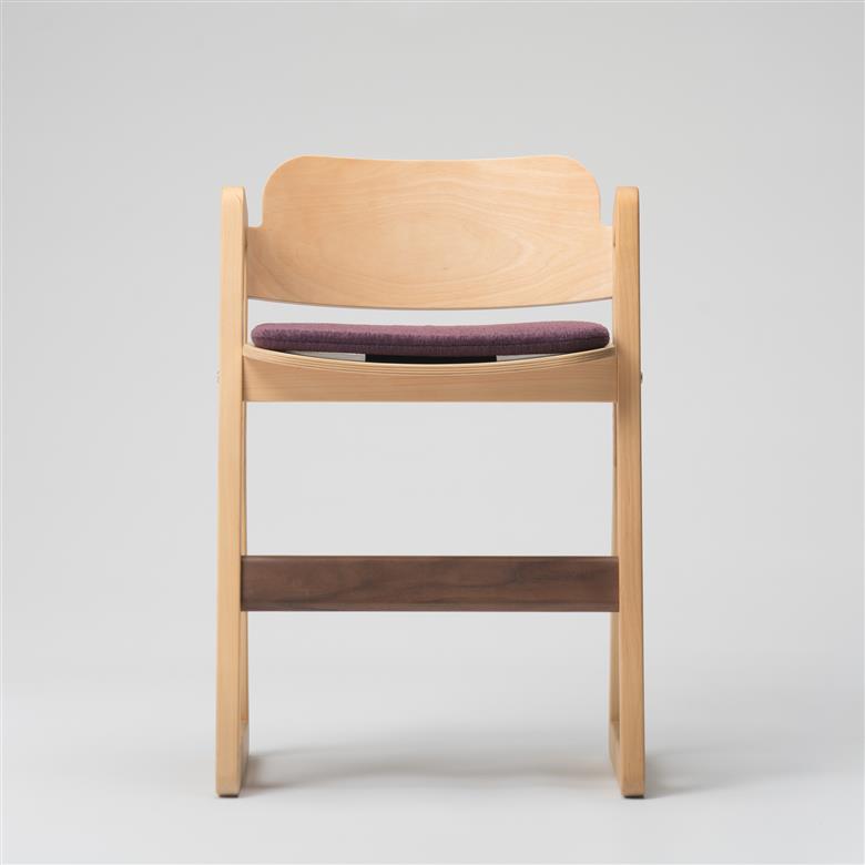 ハンの木の家具 チェアー01 専用クッションカラー：パープル