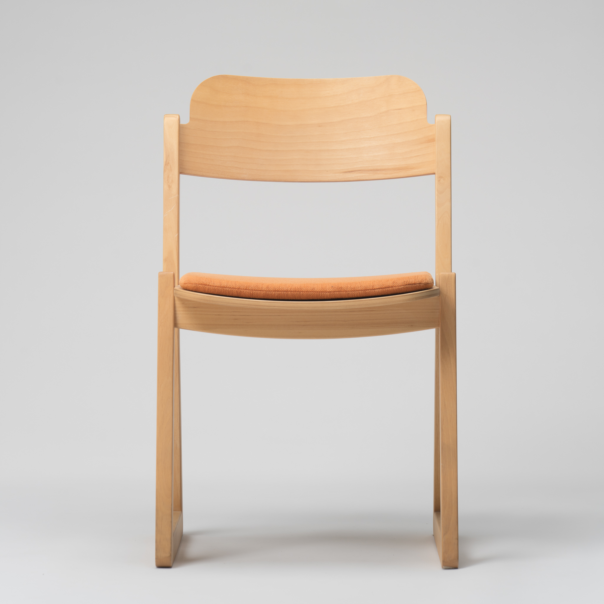 ハンの木の家具 チェアー02 専用クッションカラー：オレンジ オレンジ