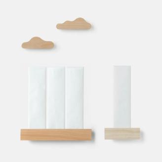お札立て (雲/カバ化粧貼り)