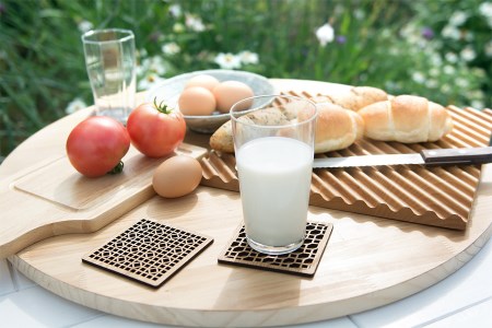 K-ster3枚セット(化粧箱入り)　樹種：ウォールナット ウォールナット